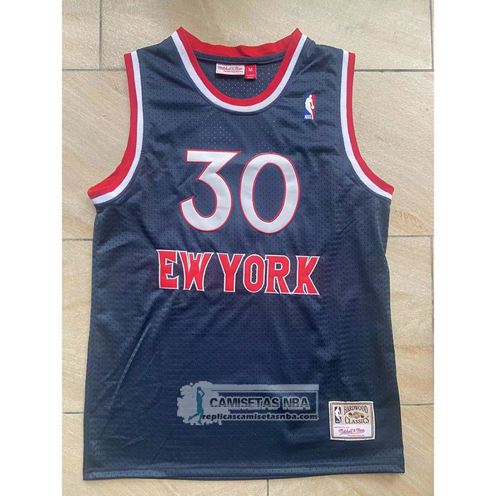 Camiseta New York Knicks Bernard King NO 30 Mitchell & Ness 1982-83 Azul